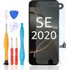 LL TRADER Touch Screen per iPhone SE 2020 con pulsante Home, sensore di prossimità, fotocamera frontale e altoparlante, schermo LCD con touch screen in vetro nero U01