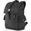 KROSER 17,3 pollice Zaino antifurto idrorepellente con porta di ricarica USB per laptop,Adatto per affari/scuola/viaggi-Nero