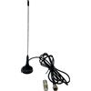 JZK antenna TV Freeview portatile, mini HDTV con base magnetica, radio per interni ed esterni, per televisione domestica, auto TV, antenna digitale HD ad alto guadagno