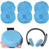 Hocadrv 100 Pcs Copri Auricolari Monouso Non Tessuti Copri Cuffie Estensibili per la Maggior Parte Delle Cuffie Auricolari, Blu