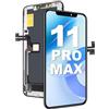 DTD Schermo per iPhone 11 PRO Max, Display per iPhone 11 PRO Max, LCD Touch Screen Digitizer Parti di Ricambio (Non viene fornito con strumenti di riparazione)