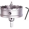 SYDARSYN Seghe a Tazza Punta in Carburo Frese a Tazza per Metallo, Punte per Trapano TCT per Acciaio Inossidabile, Lamiera, Metallo (85mm)
