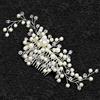Eterspr Pettine per Capelli da Sposa, Copricapo di Foglie di Fiori, Viti per Capelli di Cristallo, Perline per Capelli, per la Decorazione di Nozze, Copricapo da Sposa, Arrangiamento di Scene