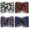 Umibow 4 pettini magici e facili da usare, elastici, doppi, per chignon, con perline, accessori per capelli per donne e ragazze