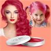 HaiolorPro Rosso gel colorato per capelli Uomo e Donna Lavabile, colore temporaneo capelli per Bambini, colore capelli temporaneo, Crema Colorata Capelli per Feste o Cosplay (Rosso) (100g)