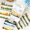 Frekyar Adesivi per Scrapbooking Kit,Natural Scrapbooking Accessori per Journaling,Junk Journal,Mobili,Quaderni,Album Fotografici,Notebook,Laptop(Nature Breath)