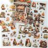 Frekyar Scrapbooking Accessori Kit per Junk Journal,Journaling Adesivi per Scrapbooking per Scrapbook,Notebook,Mobili,DIY Craft,Album Fotografici,Buste,Cartoline(Autumn)