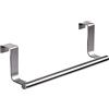 NUWIQ Porta Strofinacci, 23cm Barra Canovaccio, Diametro Della Sospensione 2cm Porta Asciugamani Cucina, Armadi e Pensili per Cucine e Bagni, D'argento