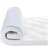 BedStory Topper 160 x 200 cm, altezza 7,5 cm, coprimaterasso in memory foam gel, durezza H2&H3, per letto con rete a doghe, roulotte, divano letto, con fodera rimovibile e lavabile