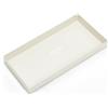 Situér Milano Svuotatasche Design Moderno 35x20cm in Metallo Verniciato Bianco Made in Italy - Vassoio Portaoggetti Versatile, Elegante e Raffinato