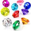 TOAOB THE ONE AND ONLY BABY TOAOB 10 Pezzi Cristalli Diamanti Decorazioni Colorati per Vasi 40 mm Gemme di Diamanti in Acrilico Grandi Diamante per Tavoli Matrimoni Decorazioni Fai da Te Ricerca del Tesoro