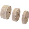 Eterspr 3 Rotoli Arti e Mestieri di Iuta Naturale Jute Corda, Iuta Naturale Craft Ribbon, per Confezioni Regalo, Artigianato Fai-da-Te Fatto a Mano, Decorazioni Natalizie (1,5 cm, 2,5 cm, 3,8 cm)