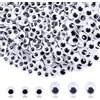 TOAOB THE ONE AND ONLY BABY TOAOB 1000 Pezzi Occhi Adesivi per Lavoretti 8mm Giocattolo Autoadesivi Wiggle Eyes Occhietti 10mm Occhi Adesivi Ovali per Bambole Pupazzi Scrapbooking Fai da Te