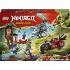 LEGO NINJAGO 71857 BATTAGLIA ALLA CASA SULL ALBERO CON VEICOLO NINJA ETA 7 +