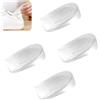 EXIN DECHEN 2 Paia Talloniera in Silicone per Tallonite, 1cm Cuscinetti per Tallone in Gel, Solette Tallonite per Sperone Calcaneare, Talloniera Silicone Donna Uomo, Solette Plantari Tallone per Fascite Plantare