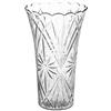 Royal Imports Vaso per fiori in acrilico, centrotavola decorativo per casa o matrimonio, in plastica infrangibile, altezza 22,9 cm, apertura 10,2 cm, trasparente