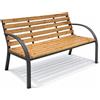 Panchina da giardino in legno 120x53x84 cm