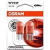 OSRAM 5W 12V W2.1X9.5D amber Cat. ECE WY5W BLI2