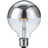 SPL LED E27 Fila Globe Top Mirror G95x135 230V 470Lm 6.5W 925 AC Silver