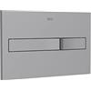 Roca A890196002 Piastra di azionamento PL2 SIngle One con scarico singolo cromato opaco