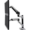 Ergotron LX Series Dual Stacking Arm 61 cm (24") Scrivania Argento [45-248-026]