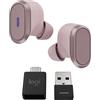 Logitech Cuffia con microfono Logitech Zone Auricolare True Wireless Stereo (TWS) In-ear Ufficio Bluetooth Rosa [985-001090]