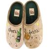 Hot Potatoes Kormend, Slipper Uomo, Beige, 40 EU