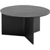 Hay - Tavolino Slit - Nero - Impiallacciatura di rovere - Designer Hay Studio