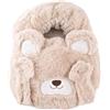 R-ISLAND Riscaldatore per piedi, design animaletti, riscaldatore senza energia elettrica, per piedi, pantofole di peluche, taglia unica, comode, evitare freddo (orso)