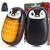 SIUHEN Scaldamani Ricaricabile Scalda Mani Ricaricabili Portatile USB Elettrico 2 in 1 Hand Warmer Riscalda Riutilizzabile Tascabile Scaldino Magnetico Diviso 2*4000mAh, 3 Livelli Calore + Borsa con Coulisse