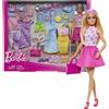 MATTEL Barbie Bambola con Grande Set Vestiti