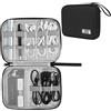 XINGXINRONG Borsa Accessori Elettronici, Elettronica Viaggio Borsa Custodia Cavi Organizzatore per Caricatore Portatile, Chiavetta USB, Auricolare, Scheda SD,Power Bank, Hard Disk, 1 CONFEZIONE