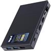 MeLE Quieter4C Mini PC senza ventola 12a Alder Lake N100 (fino a 3,4GHz) 16GB LPDDR4x 512GB Desktop Computer Personale Win 11 Pro 4K Triplo Display Doppio HDMI Tutto-in-Uno USB-C WiFi 5 BT5.1 Ethernet