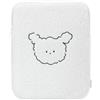 Dadanism 9-11 Morbida Borsetta Tablet, per iPad (A16) 11, iPad Air 11 M4/M3, iPad PRO 11 M5/M4, iPad 10a Gen/Air 5 10,9, iPad 9/8/7a Gen 10,2, Galaxy Tab A11+ 11, Tab M11 11, Cucciolo Bianco