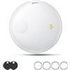 KUKIHO Tag Tracker 1 Pezzi, Localizzatore Bluetooth Compatibile con l'App Apple Dov'è (Solo iOS), Smart Tag per Chiavi, Portafoglio, Borse e Valigie, Batteria Sostituibile, Bianco