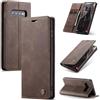 Rerzoiro Cover per Samsung Galaxy S10 Plus Custodia Portafoglio Antiurtoo Premium Pelle PU Wallet Case Flip Libro con Porta Carte Slot Supporto Flip Case per Samsung Galaxy S10 Plus, Caffè