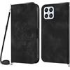 Netany Cover per Huawei Honor X8 4G/Honor X30i con Cordino, Flip Portafoglio Custodia in Pelle, [2 Porta Carte][Chiusura Magnetica],Custodia Libro Cover per con Laccio per Honor Play6T Pro (Nero)