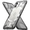 Ringke Fusion-X Compatibile con Cover Nothing Phone (2), Custodia Trasparente Antigraffio Retro Rigido con Antiurto Paraurti Robusto TPU - Smoke Black