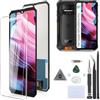 RongZy Schermo LCD per Oukitel WP23 Display Sostituzione per Oukitel WP23 PRO Digitizer Assembly Vetro di Ricambio Touch Screen con Strumenti(6.52, Nero)