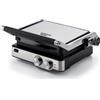 Ariete 1918 Grill & Taste - Griglia Elettrica - Piastre Antiaderenti removibili basculanti - apertura 180° - 5 Temperature - 2000 Watt - Acciaio Inox
