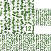Vinabo Home Deco Edera Finta Pianta Artificiale Rampicante Ghirlanda 12 Pezzi 2,1m, da Esterno, per la Stanza, Cucina, Patio, Altalena, Matrimonio, Ufficio, Festa, Verde (Confezione da 5)
