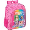 safta RAINBOW HIGH SHINE - Zaino scuola per bambini, adattabile a carrozzina, ideale per bambini in età scolastica, comodo e versatile, qualità e resistenza, 32 x 12 x 38 cm, multicolore, M, Casual