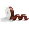 AOKSUNOVA Nastro di Raso 25 mm X 23 m, Nastro Regalo, Nastro Decorativo per Matrimoni, Confezioni Regalo, Nastri per Artigianato, Marrone caffè