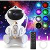 Colexy Astronauta Proiettore Cielo Stellato con Bluetooth Musica, Proiettore Stelle Notturna Bambini, Telecomando Lampada Proiettore Bambini, 360° Ruotabile & 8 Modalità, Regalo Bambini / Cameretta Bambino