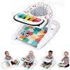 Baby Einstein Kickin' Tunes - Sedia pavimento baby 4 in 1 per imparare a sedersi, con musica e linguaggio, 2 posizioni e pianoforte calci detaccabile, per bambini da 4 mesi in su