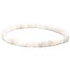 Miracles Minéraux Bracciale con perle rotonde da 4 mm, sottile e discreto, pietra naturale, creazione artigianale francese, oltre 60 scelte, One Size, Pietra