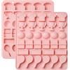 Stiesy 2 stampi in silicone a tema tennis e sport a tema trofeo racchetta uniforme riutilizzabile da forno stampi per caramelle per atleti torte di compleanno campionato feste dolcetti argilla