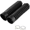 Bediffer Copri Forcella Moto, Soffietti Forcelle Moto anteriore universale per moto Ghette Gators Stivali Parapolvere antiurto 205x42mm(Black),altro