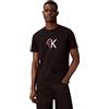 Calvin Klein SS 30S WHSL CKJ 2TONE CK Graphic LV14RE829G Maglietta Grafica da Uomo, Nero (Nero), XL, Nero (Nero), XL