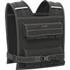 SPORTNOW Gilet Zavorrato Regolabile 20kg con 20 Pesi, con Strisce Riflettenti, in Tessuto Oxford, 50x40 cm, Nero | Aosom Italy